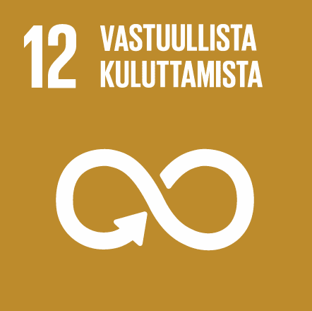 Varmistaa kulutus- ja tuotantotapojen kestävyys.